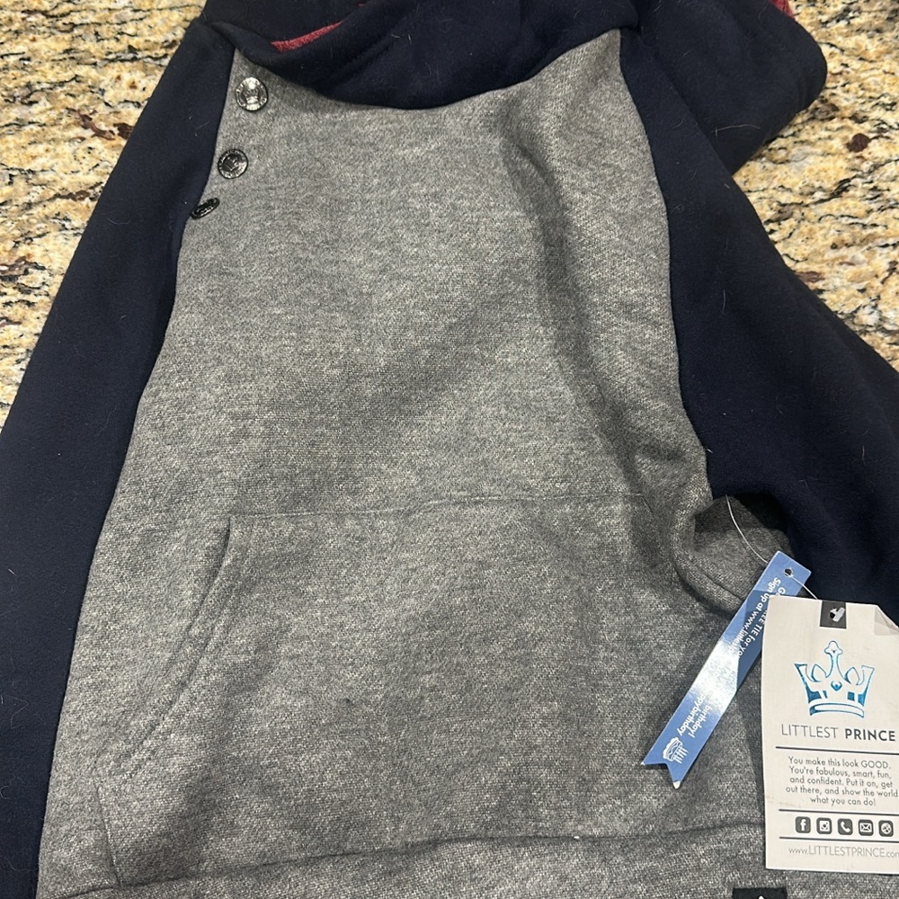 Gray and Black Boy’s Sweater